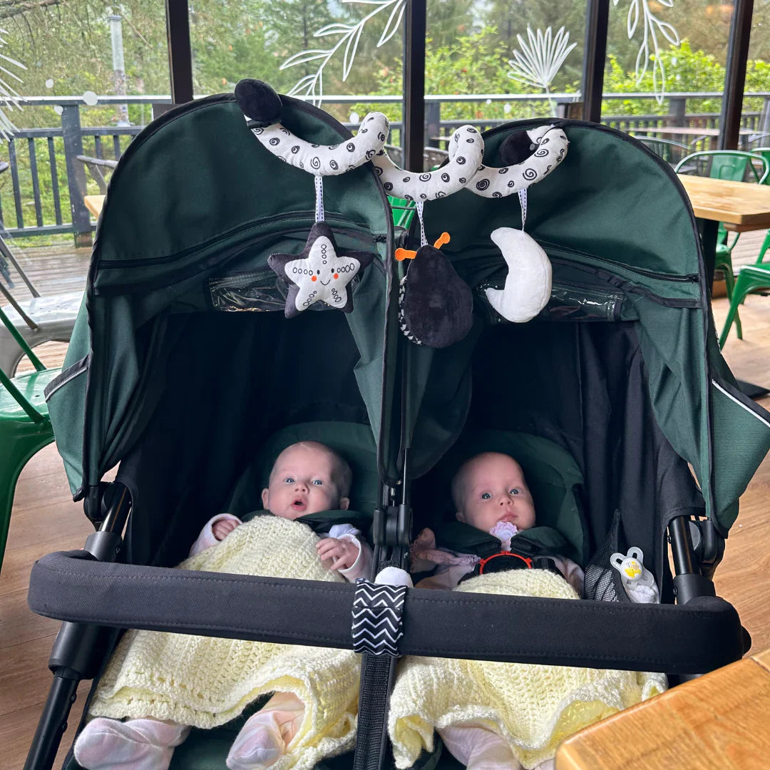 Out n About Nipper V6 Plus Double Pushchair - Highland Blue 2