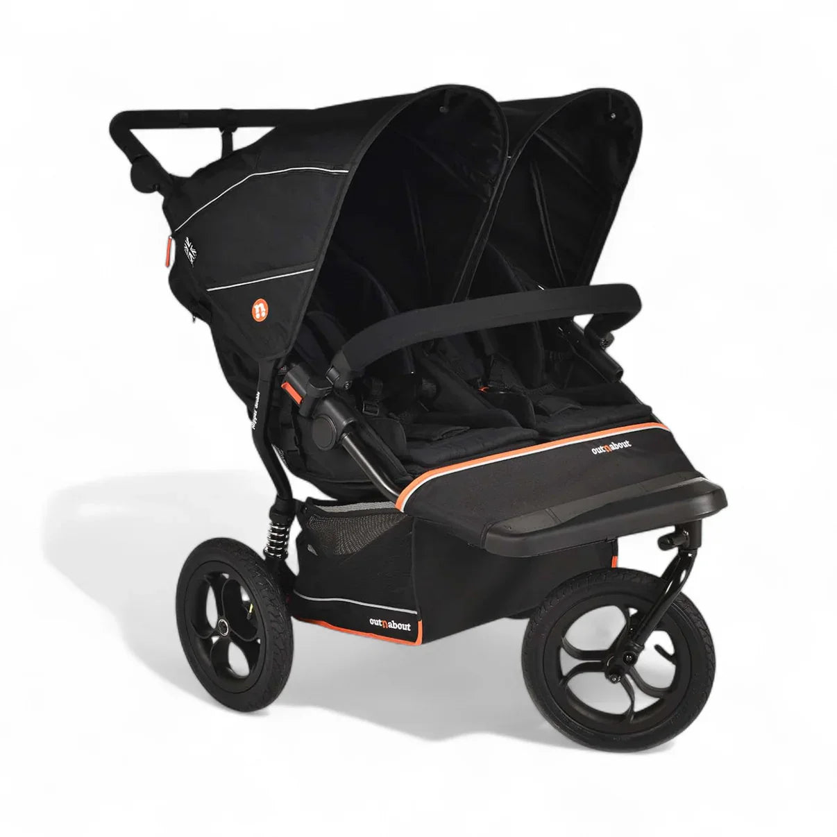 Out n About Nipper V6 Twin Bundle - Summit Black 7