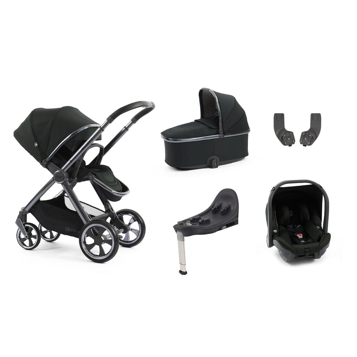 BabyStyle Oyster 4 Essential 5 Piece Capsule Bundle - Black Olive 1