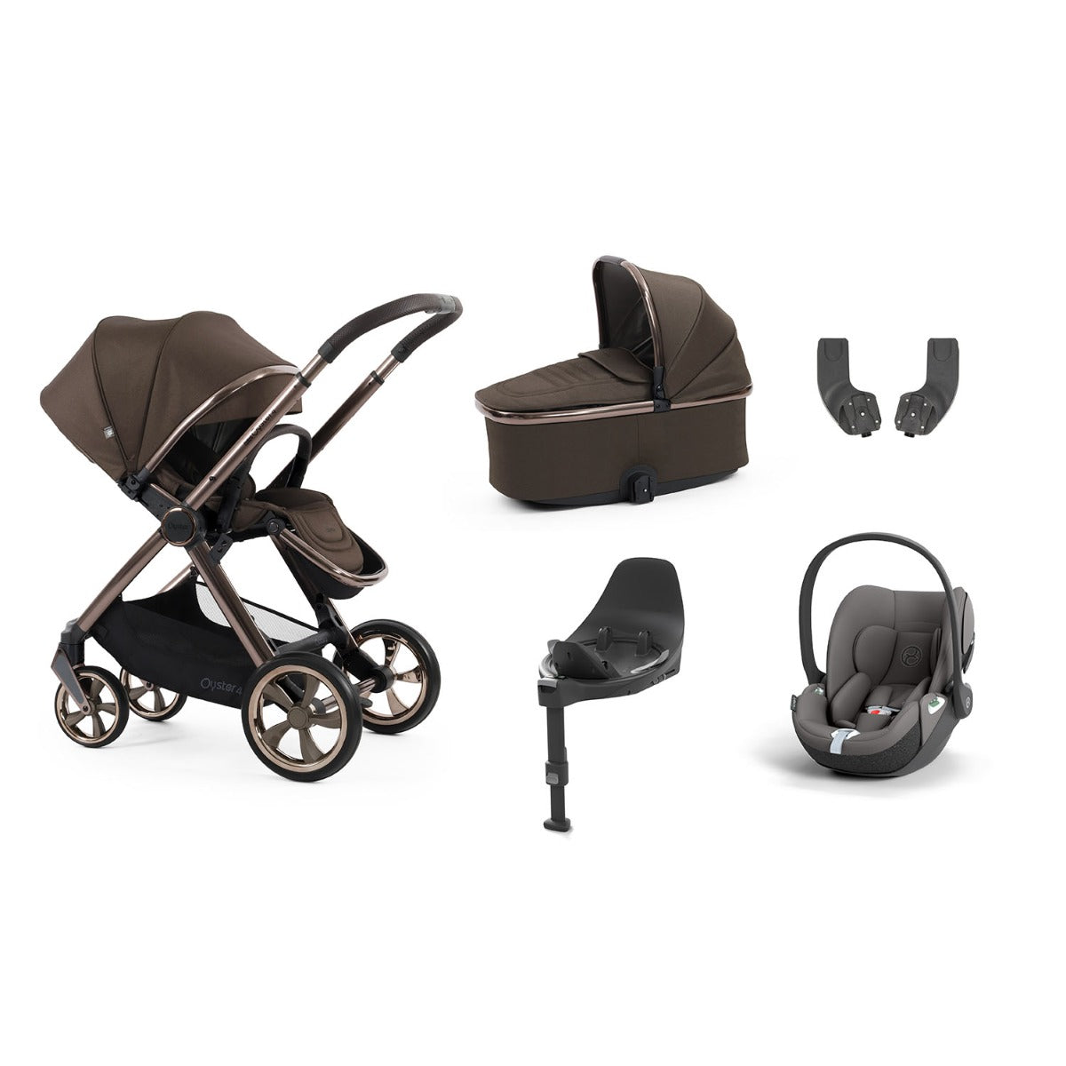 BabyStyle Oyster 4 Essential 5 Piece Cybex Cloud T Bundle - Chocolate Velvet 10