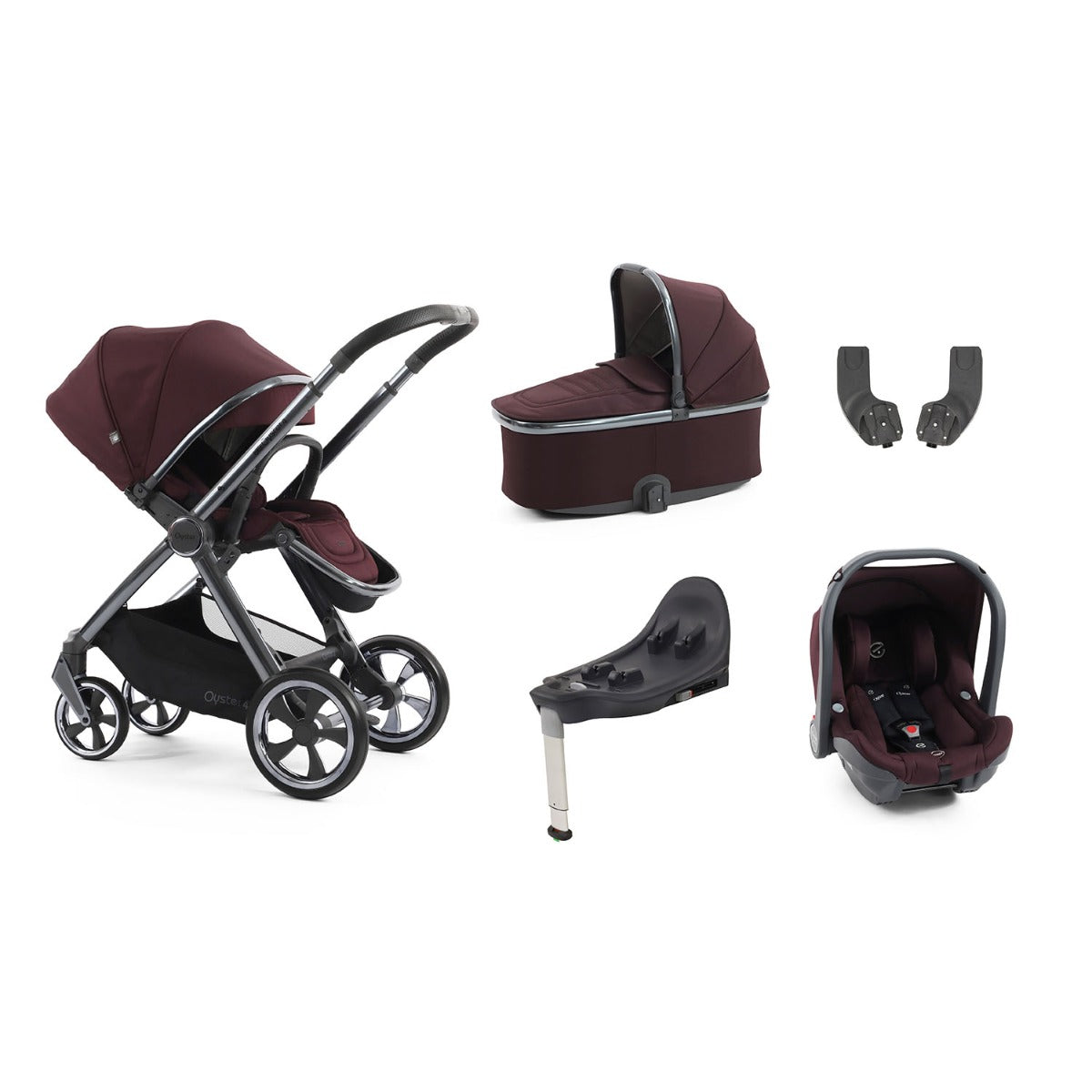 BabyStyle Oyster 4 Essential 5 Piece Capsule Bundle - Mulberry 1