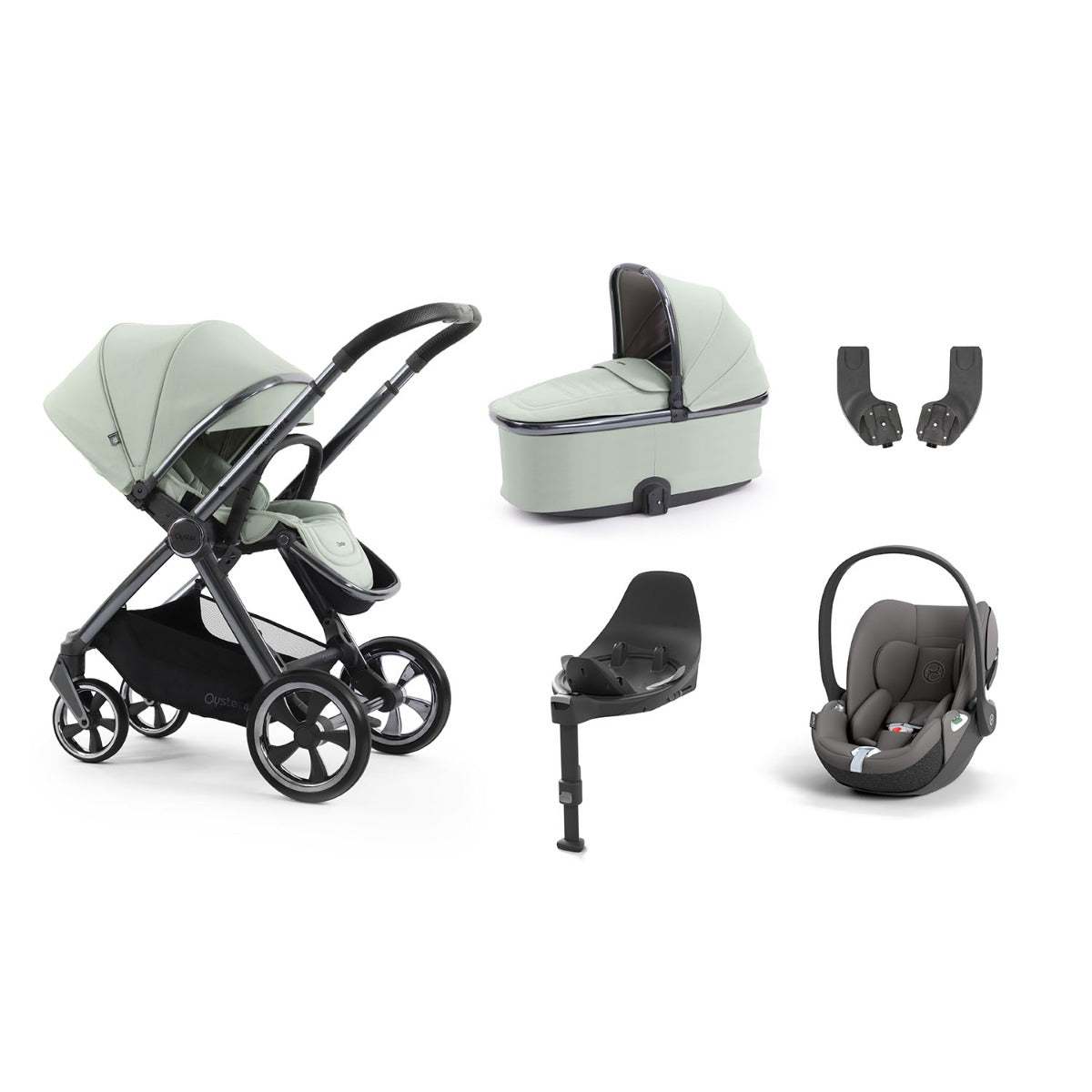 BabyStyle Oyster 4 Essential 5 Piece Cybex Cloud T Bundle - Pistachio 10