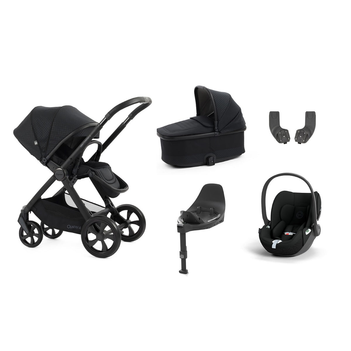 BabyStyle Oyster 4 Essential 5 Piece Cybex Cloud T Bundle - Raven 1