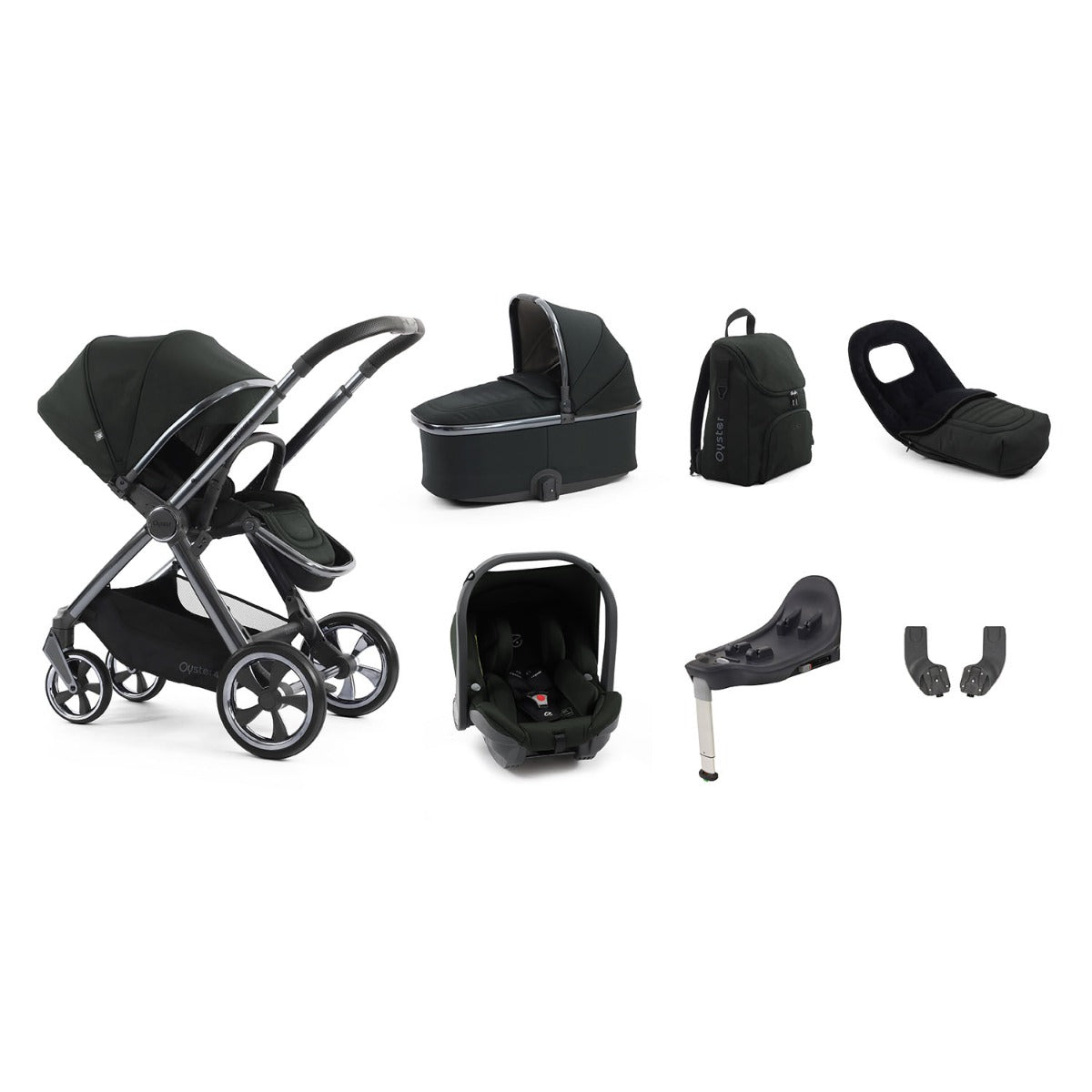 BabyStyle Oyster 4 Luxury 7 Piece Capsule Bundle - Black Olive 1