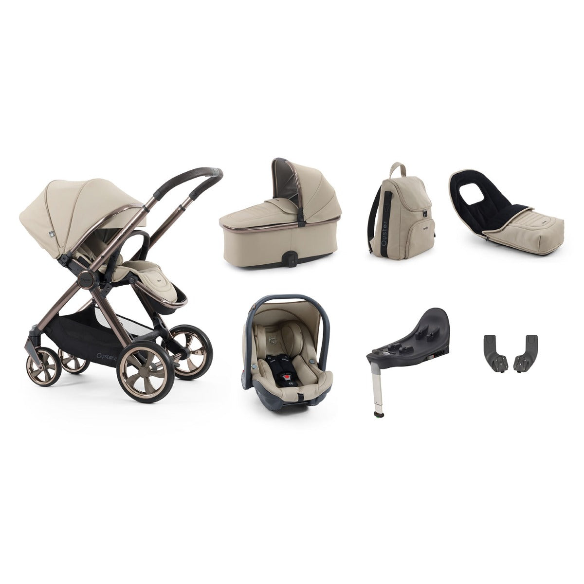 BabyStyle Oyster 4 Luxury 7 Piece Capsule Bundle - Buttermilk 1
