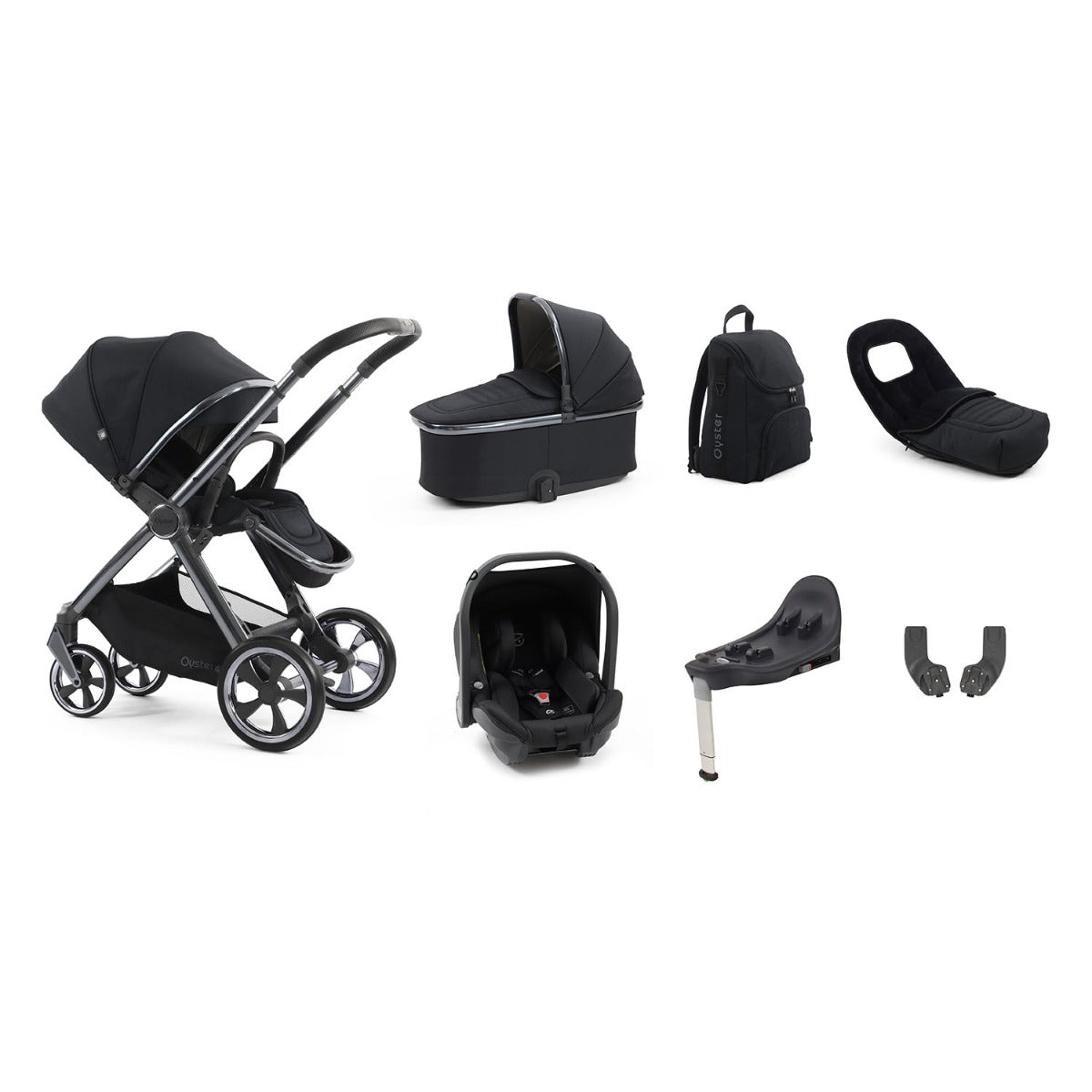 BabyStyle Oyster 4 Luxury 7 Piece Capsule Bundle - Carbonite 1