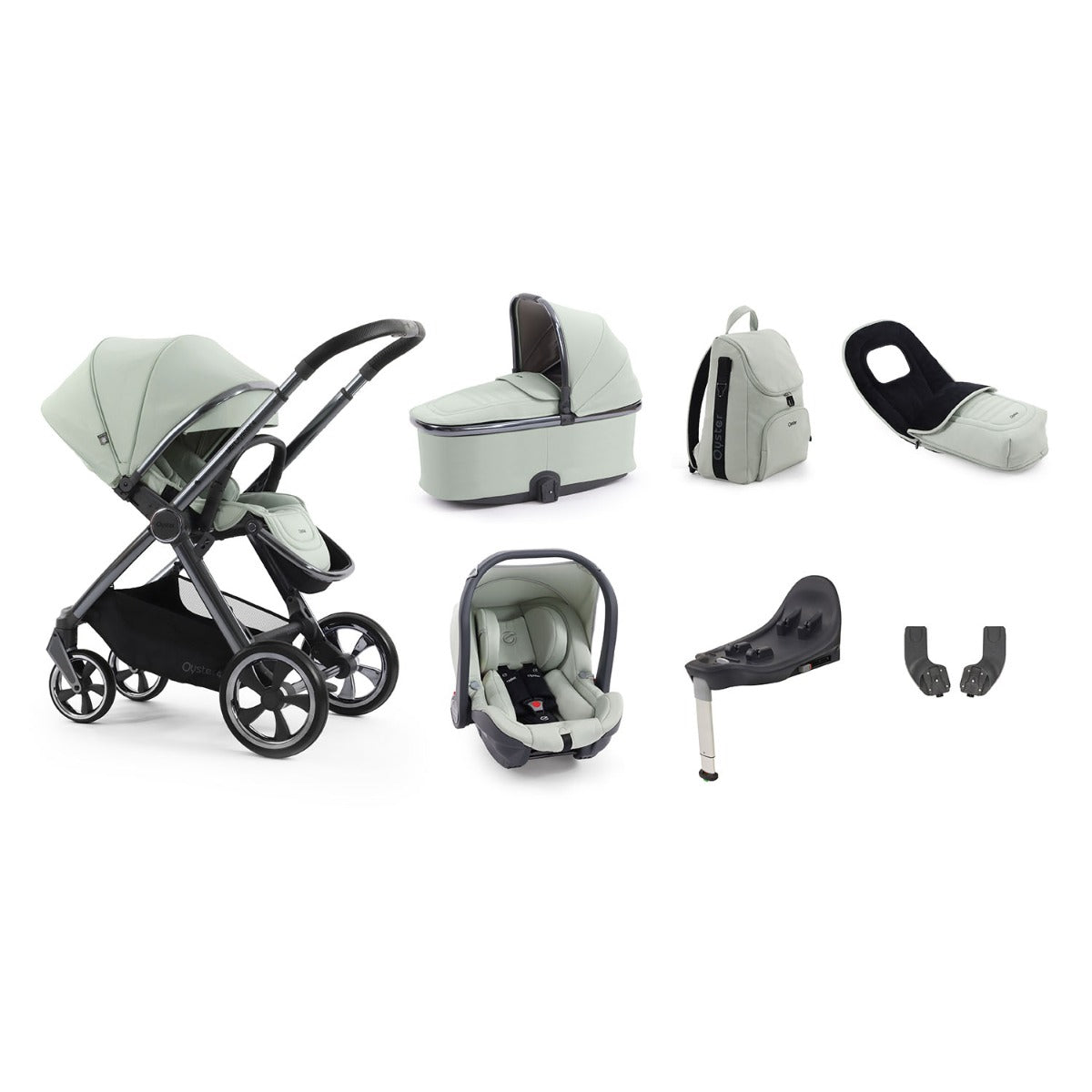 BabyStyle Oyster 4 Luxury 7 Piece Capsule Bundle - Pistachio 1