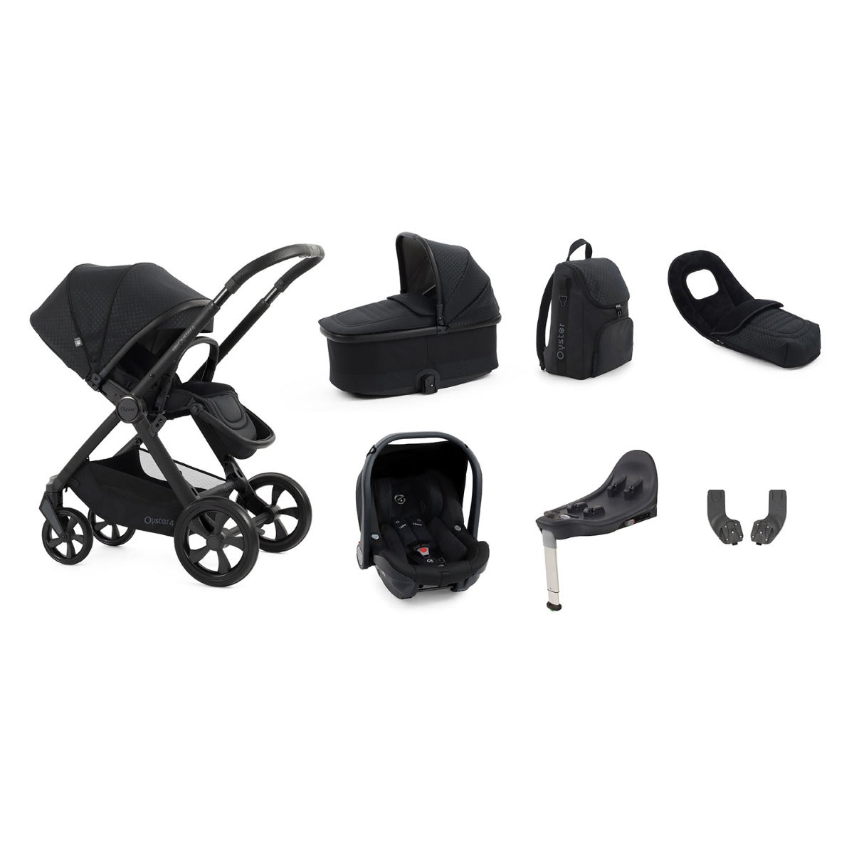 BabyStyle Oyster 4 Luxury 7 Piece Capsule Bundle - Raven 1
