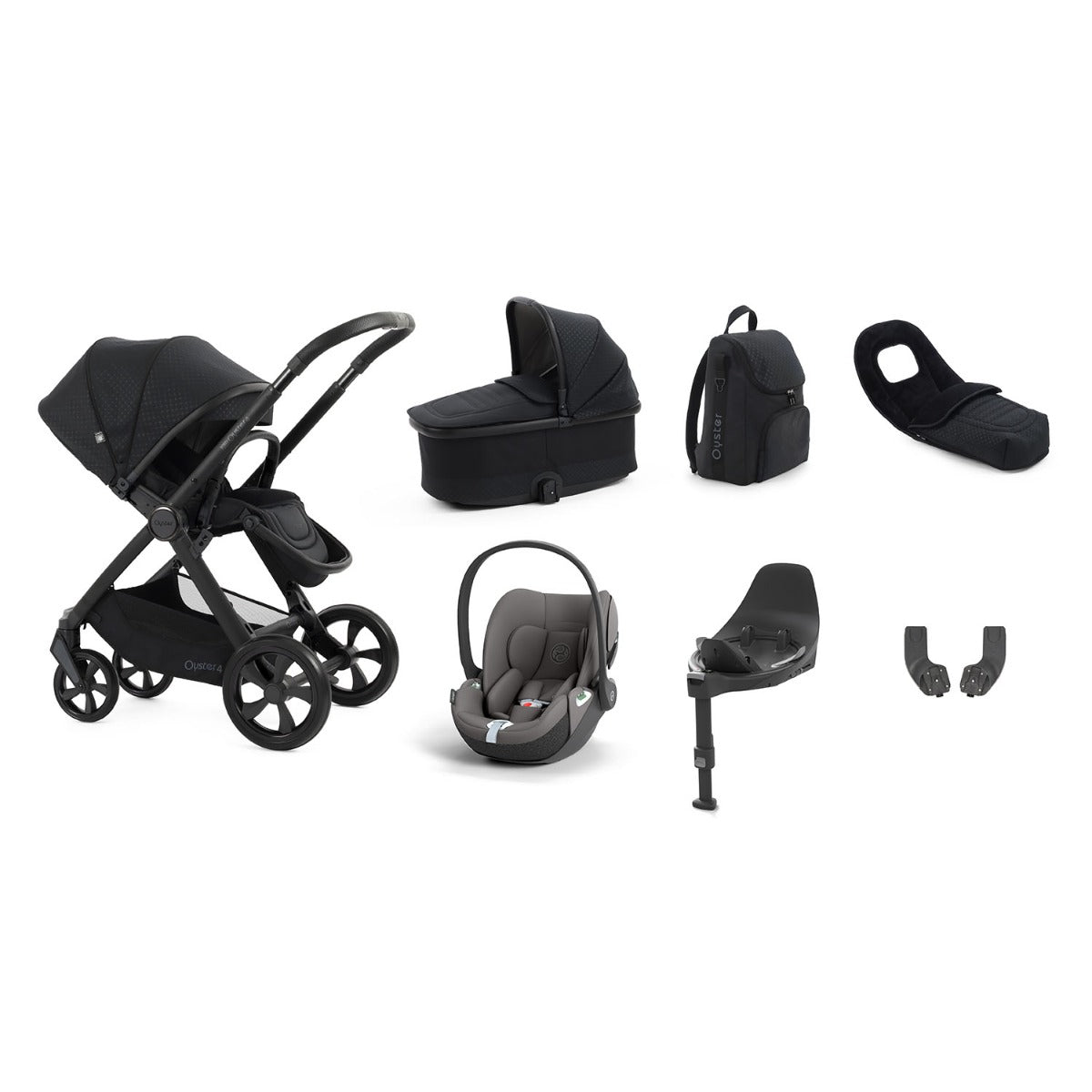 BabyStyle Oyster 4 Luxury 7 Piece Cybex Cloud T Bundle - Raven 14