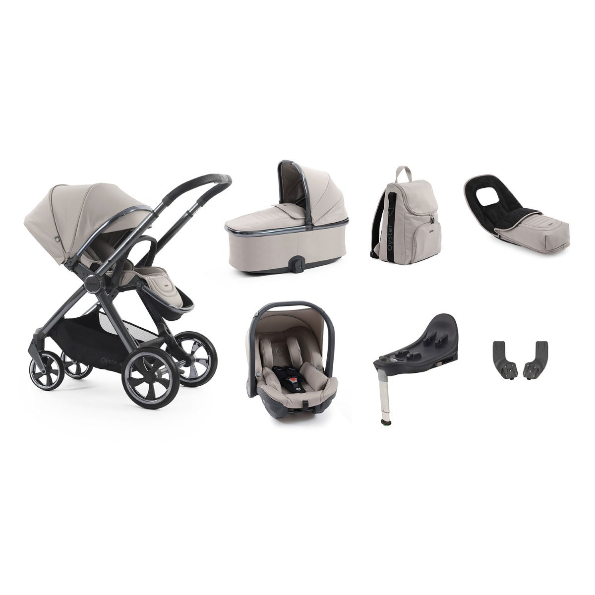 BabyStyle Oyster 4 Luxury 7 Piece Capsule Bundle - Stone 1