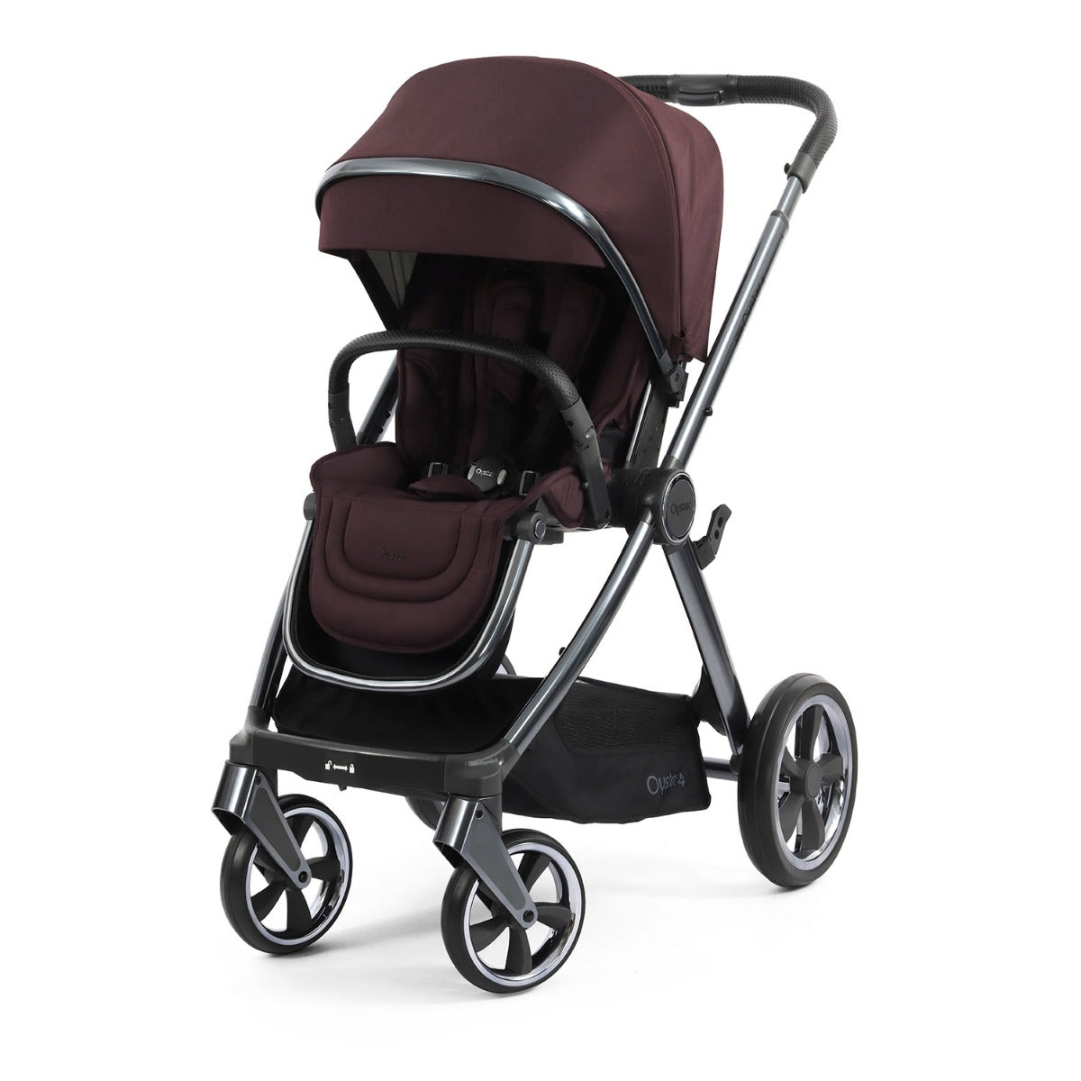 BabyStyle Oyster 4 Stroller & Carrycot - Mulberry 2