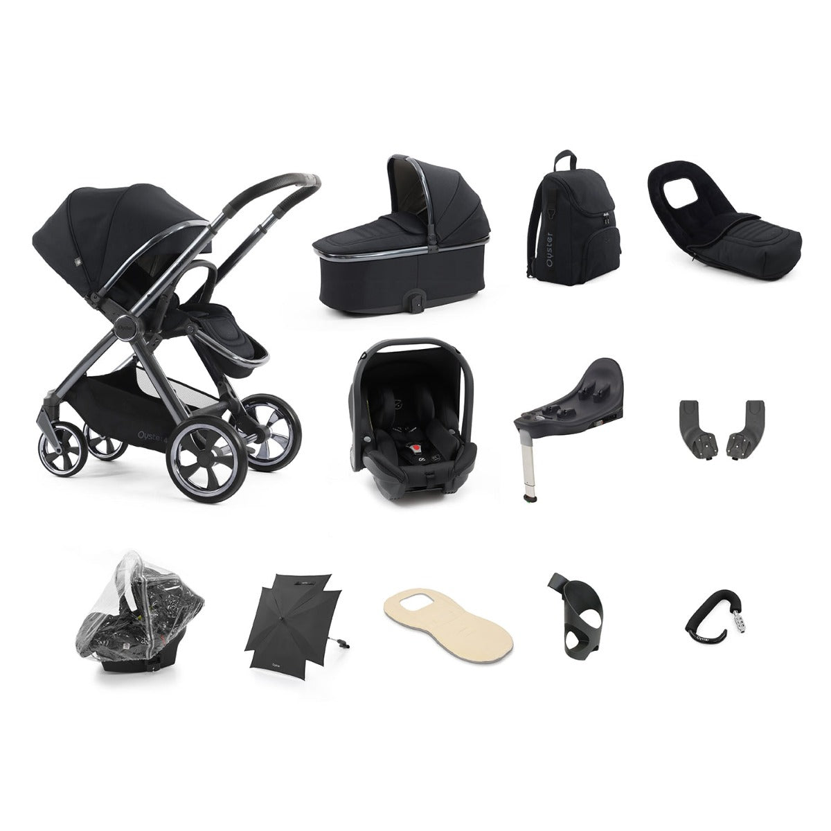 BabyStyle Oyster 4 Ultimate 12 Piece Capsule Bundle - Carbonite 1