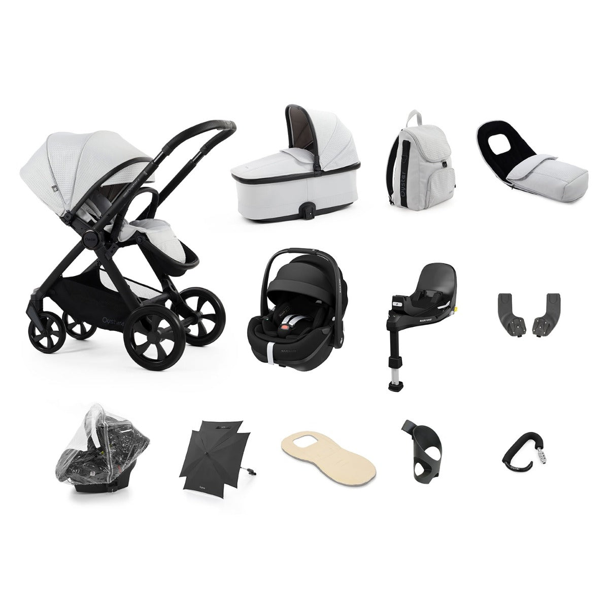 BabyStyle Oyster 4 Ultimate 12 Piece Maxi-Cosi Pebble 360 Pro2 Bundle - Jubilee 1