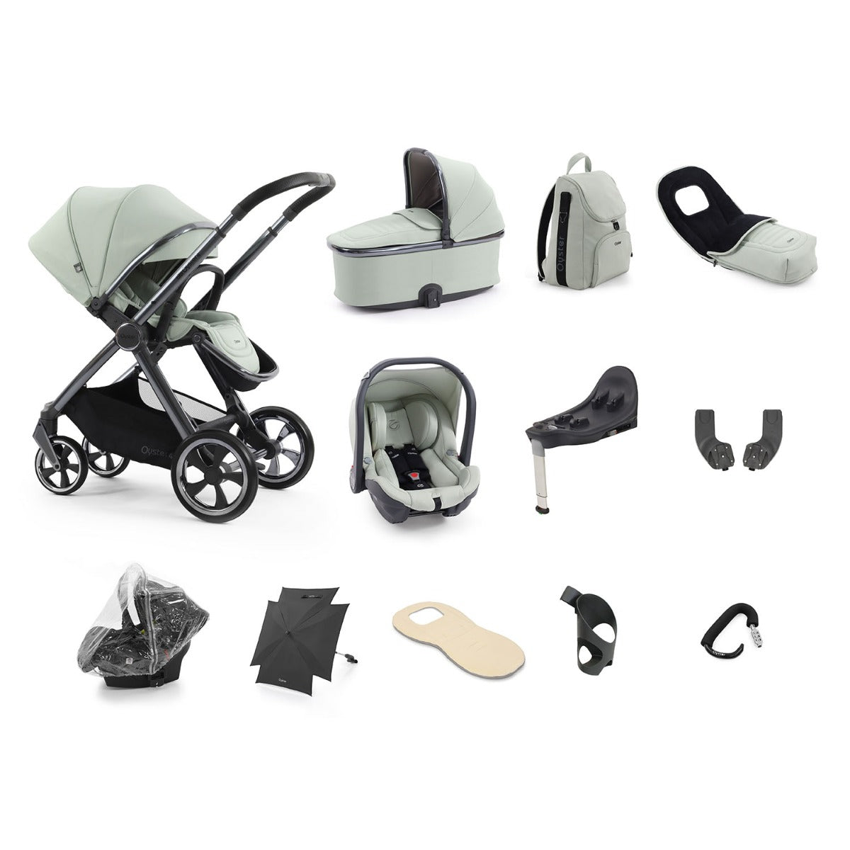 BabyStyle Oyster 4 Ultimate 12 Piece Capsule Bundle - Pistachio 1