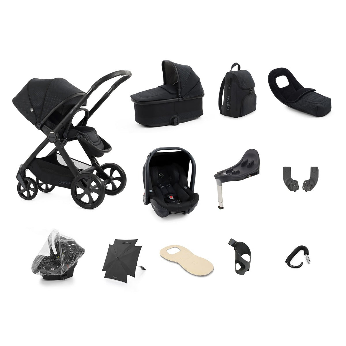 BabyStyle Oyster 4 Ultimate 12 Piece Capsule Bundle - Raven 1