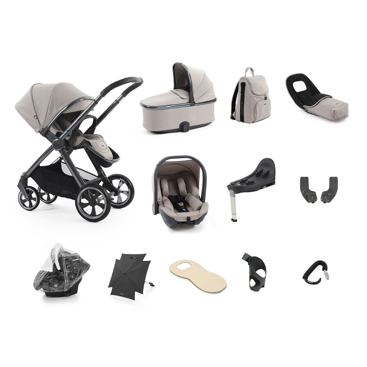 BabyStyle Oyster 4 Ultimate 12 Piece Capsule Bundle - Stone 1