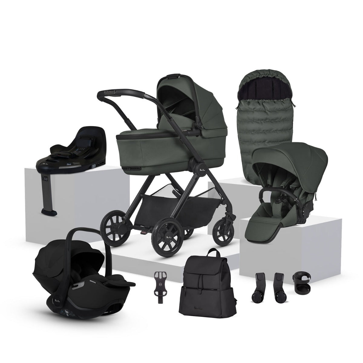 Silver Cross Reef 2 Ultimate 360 Car Seat Bundle - Pewter 1