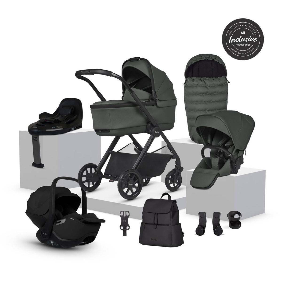 Silver Cross Reef 2 Ultimate 360 Car Seat Bundle - Pewter 3