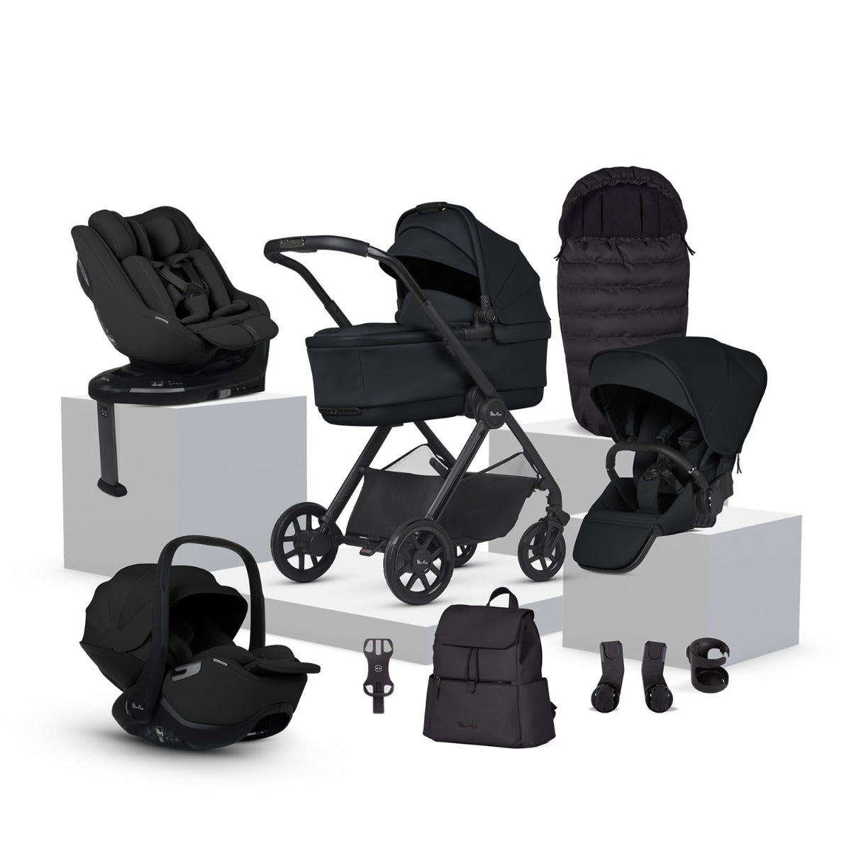 Silver Cross Reef 2 Ultimate 360 Family Car Seat Bundle - Space 1