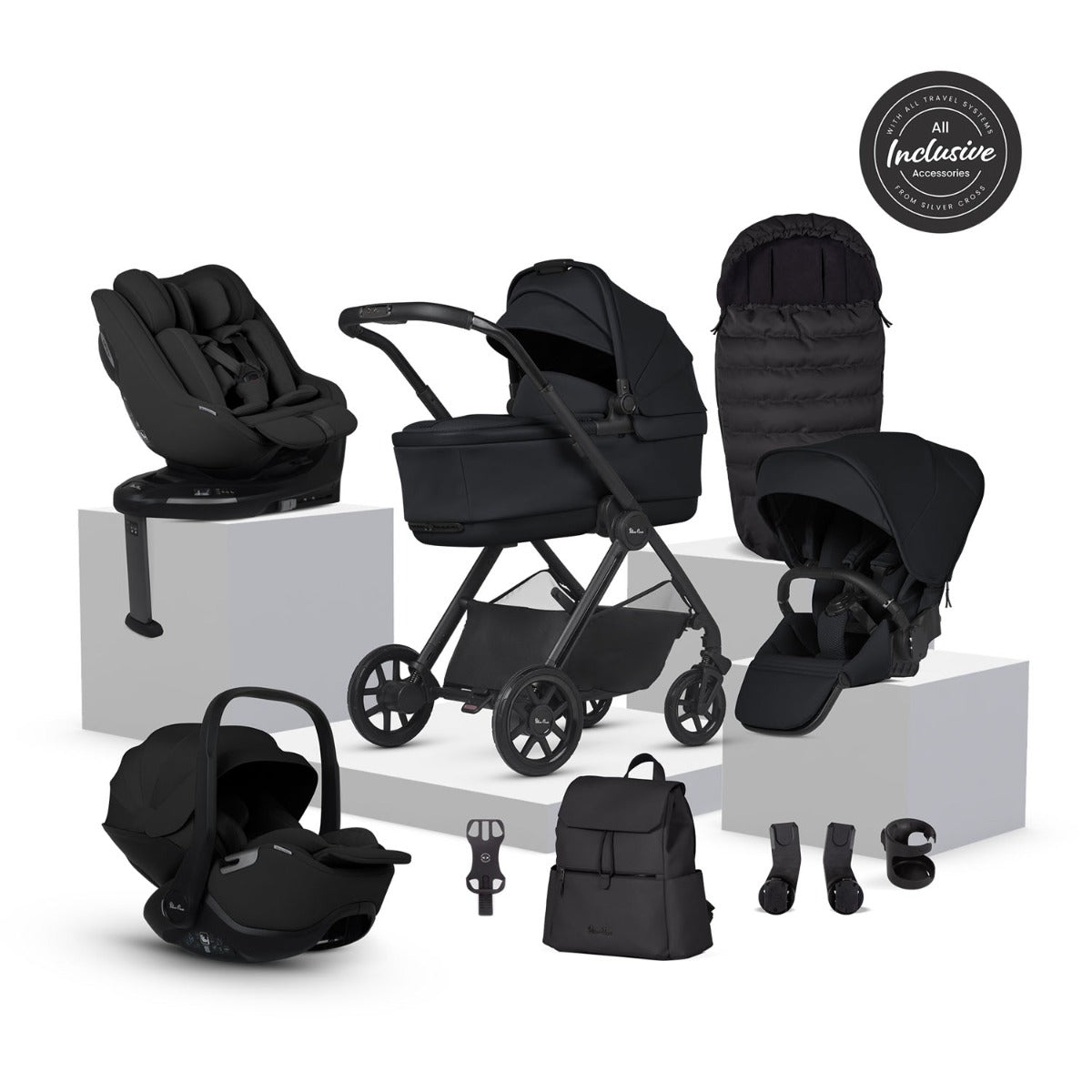 Silver Cross Reef 2 Ultimate 360 Family Car Seat Bundle - Space 6