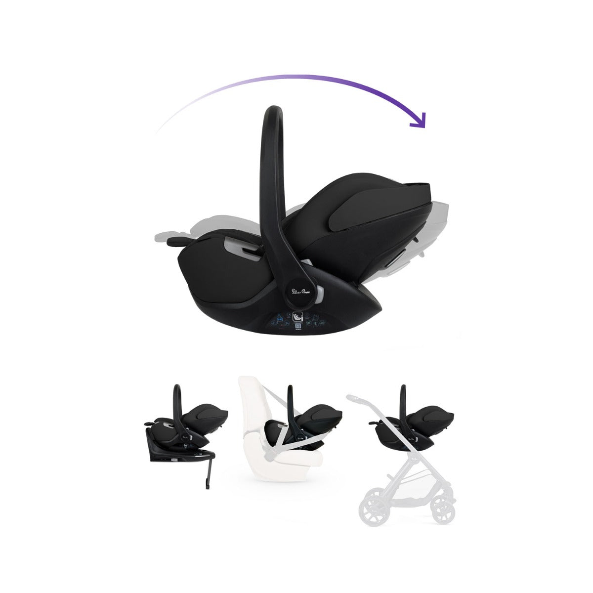 Silver Cross Reef 2 Ultimate 360 Family Car Seat Bundle - Space 13