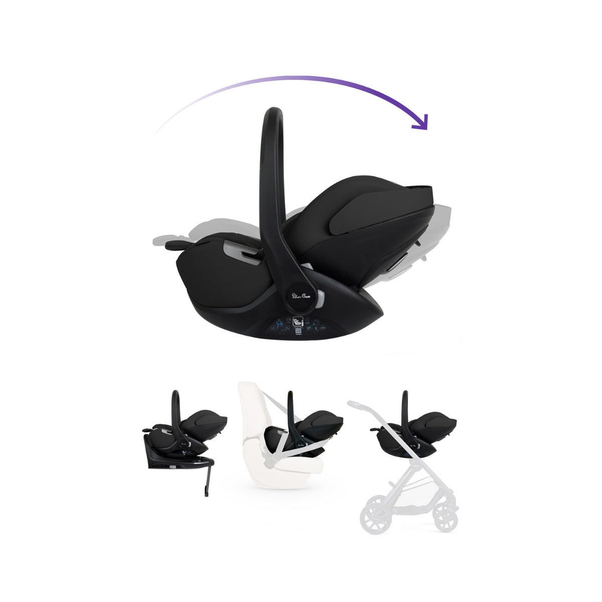 Silver Cross Reef 2 Special Edition Ultimate 360 Car Seat Bundle - Ganache 2