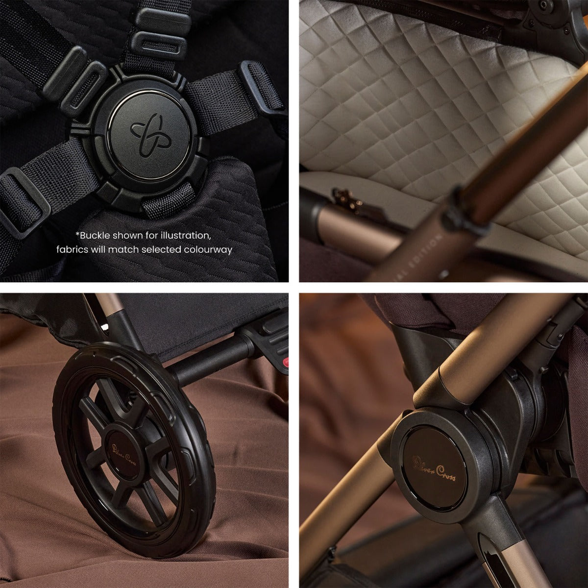 Silver Cross Reef 2 Special Edition Ultimate 360 Family Car Seat Bundle - Ganache 9