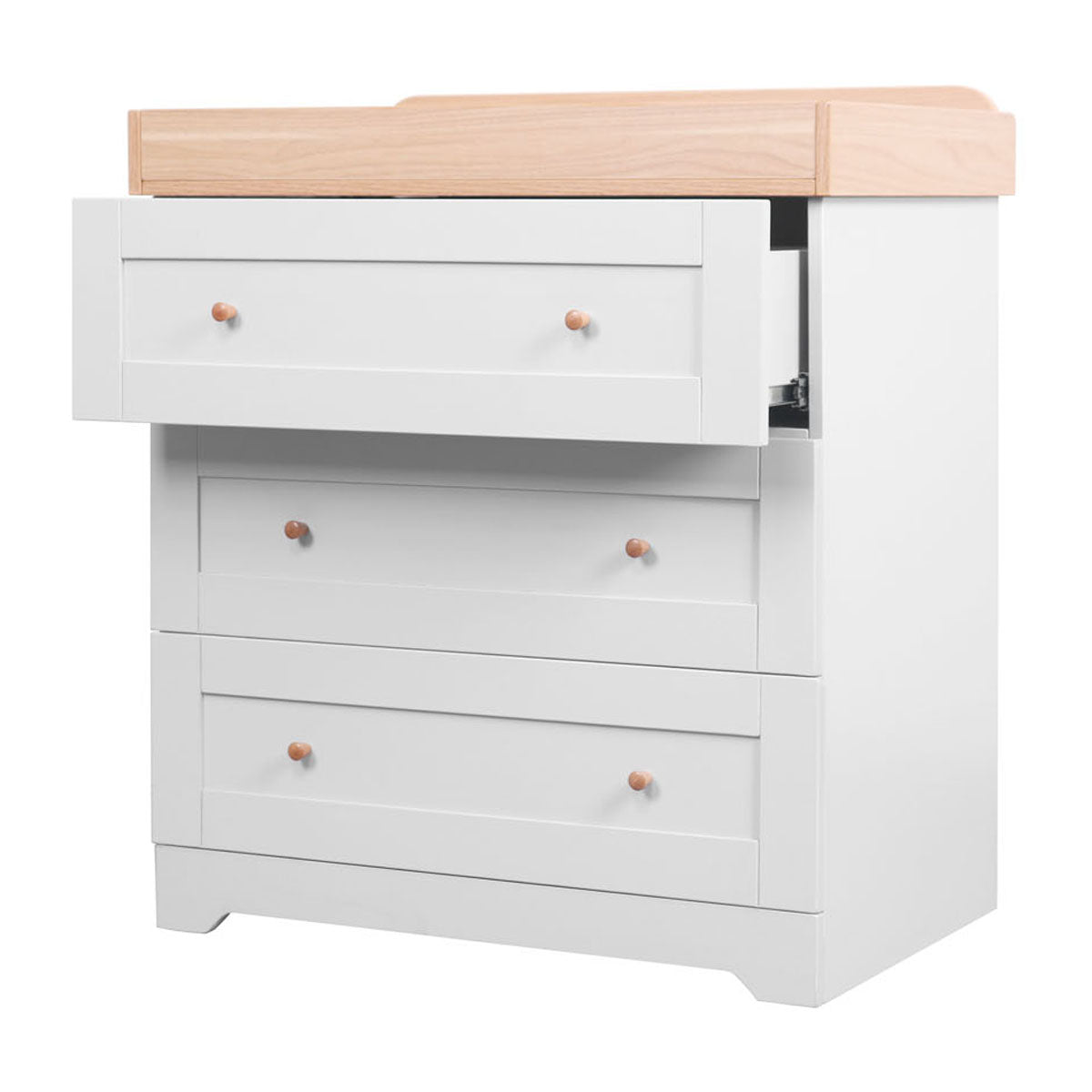 Tutti Bambini Rio Chest Changer - Dove Grey/Oak 3