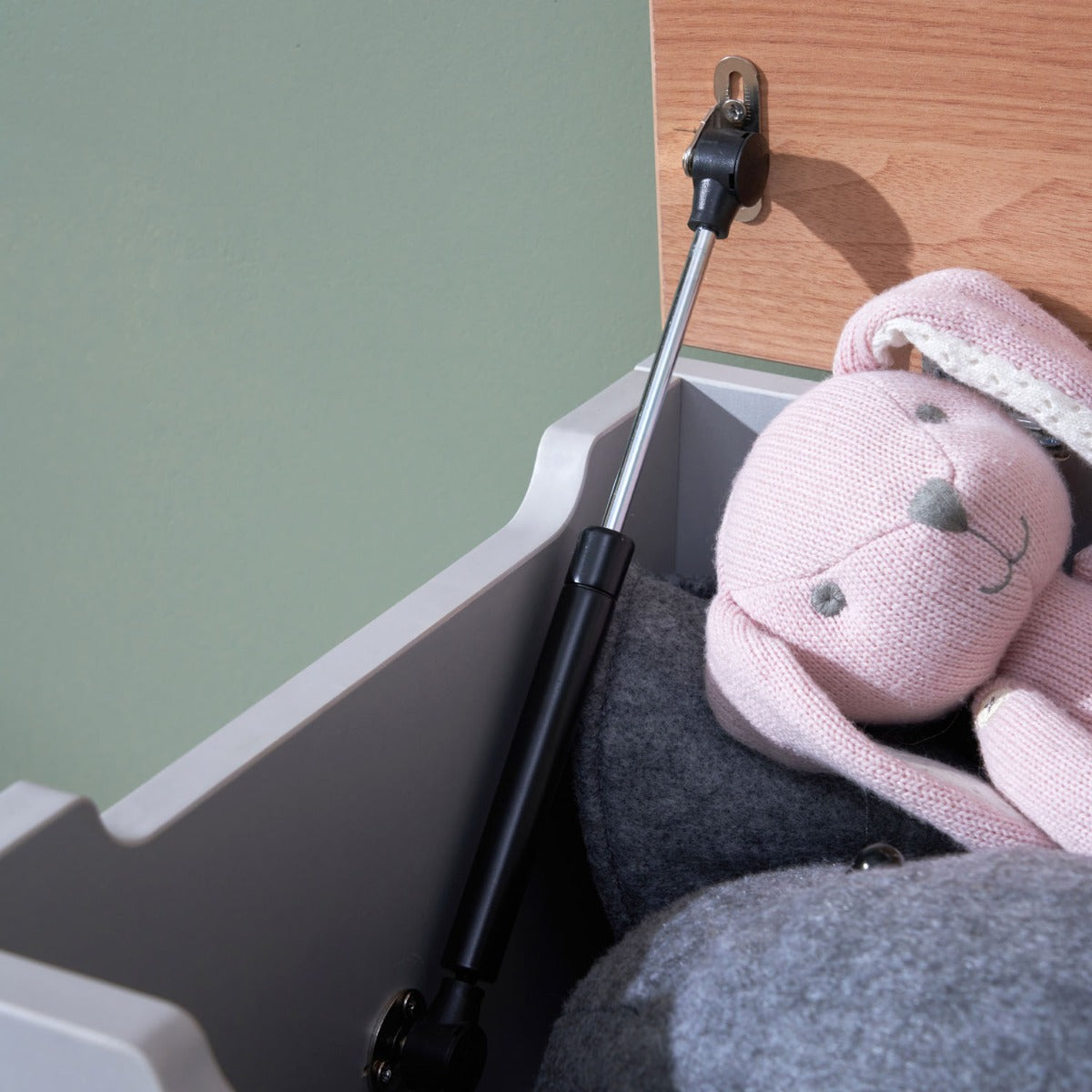 Tutti Bambini Rio Toy Box - Dove Grey/Oak 3