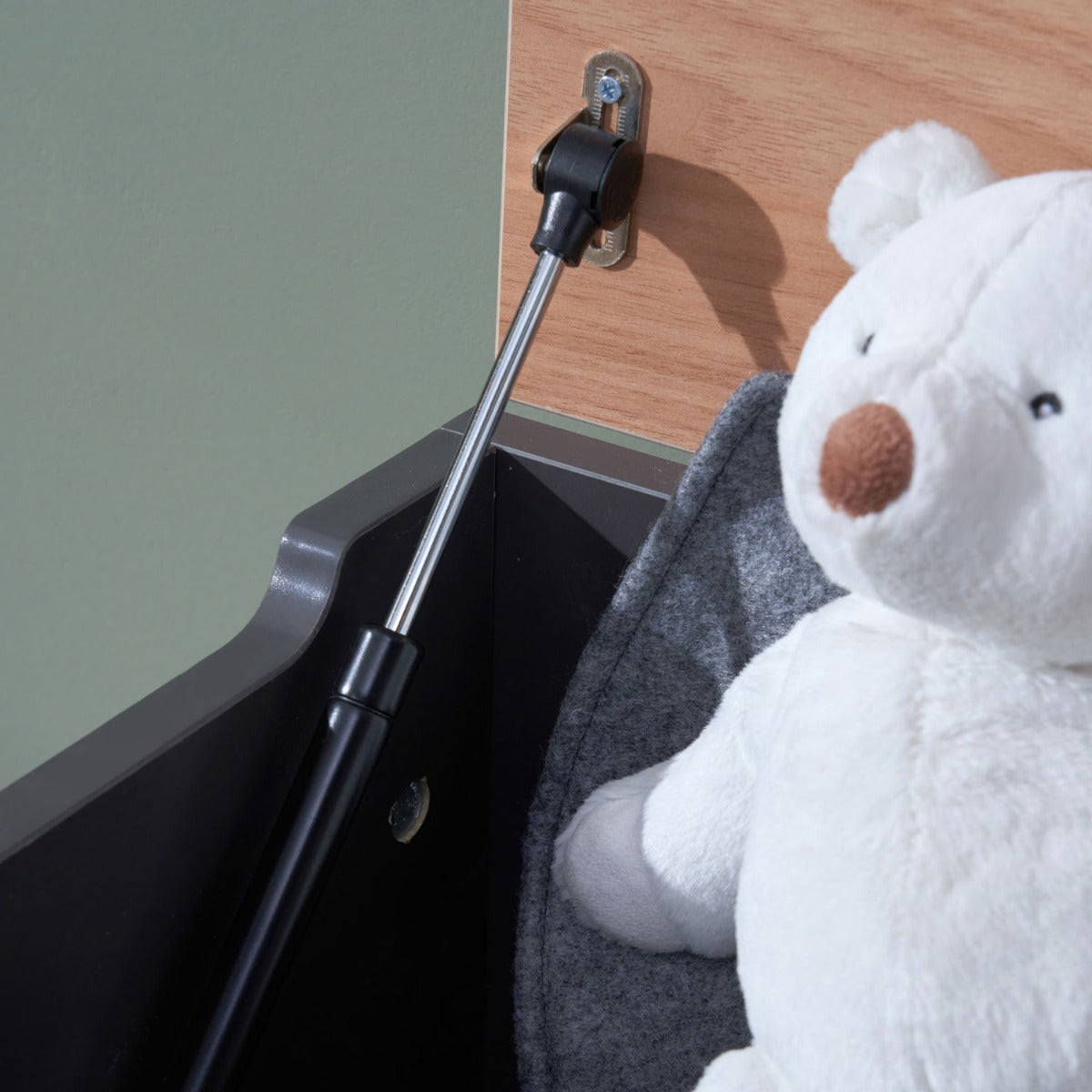 Tutti Bambini Rio Toy Box - Slate/Oak 3