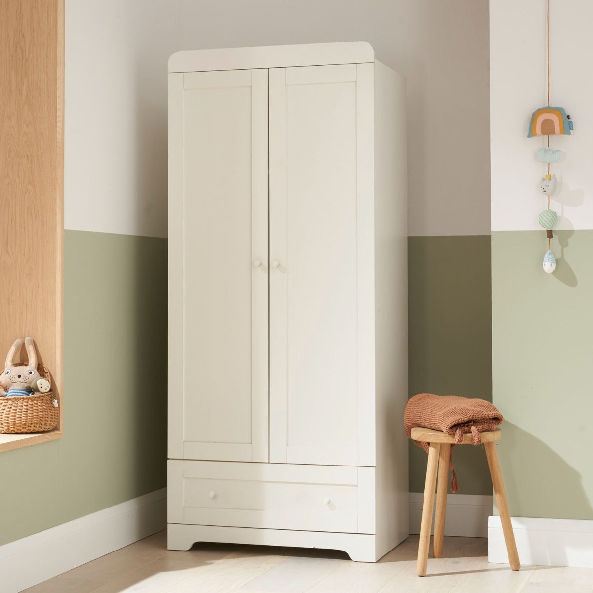 Tutti Bambini Rio Wardrobe - White 1