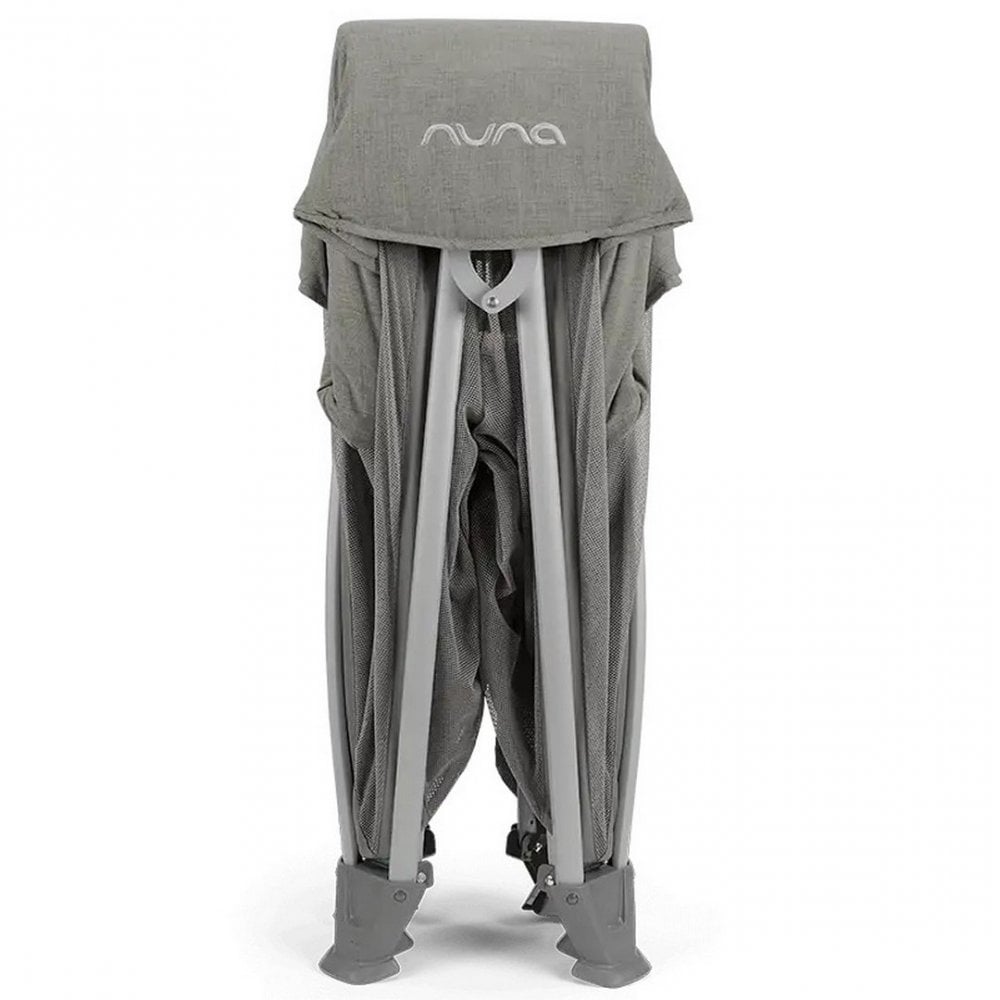 Nuna SENA Aire Travel Cot with Zip On Bassinet - Frost 3