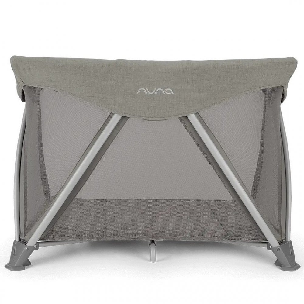 Nuna SENA Aire Travel Cot with Zip On Bassinet - Frost 5
