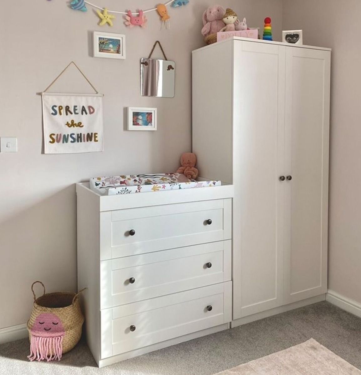 Silver Cross Bromley Wardrobe - White 6