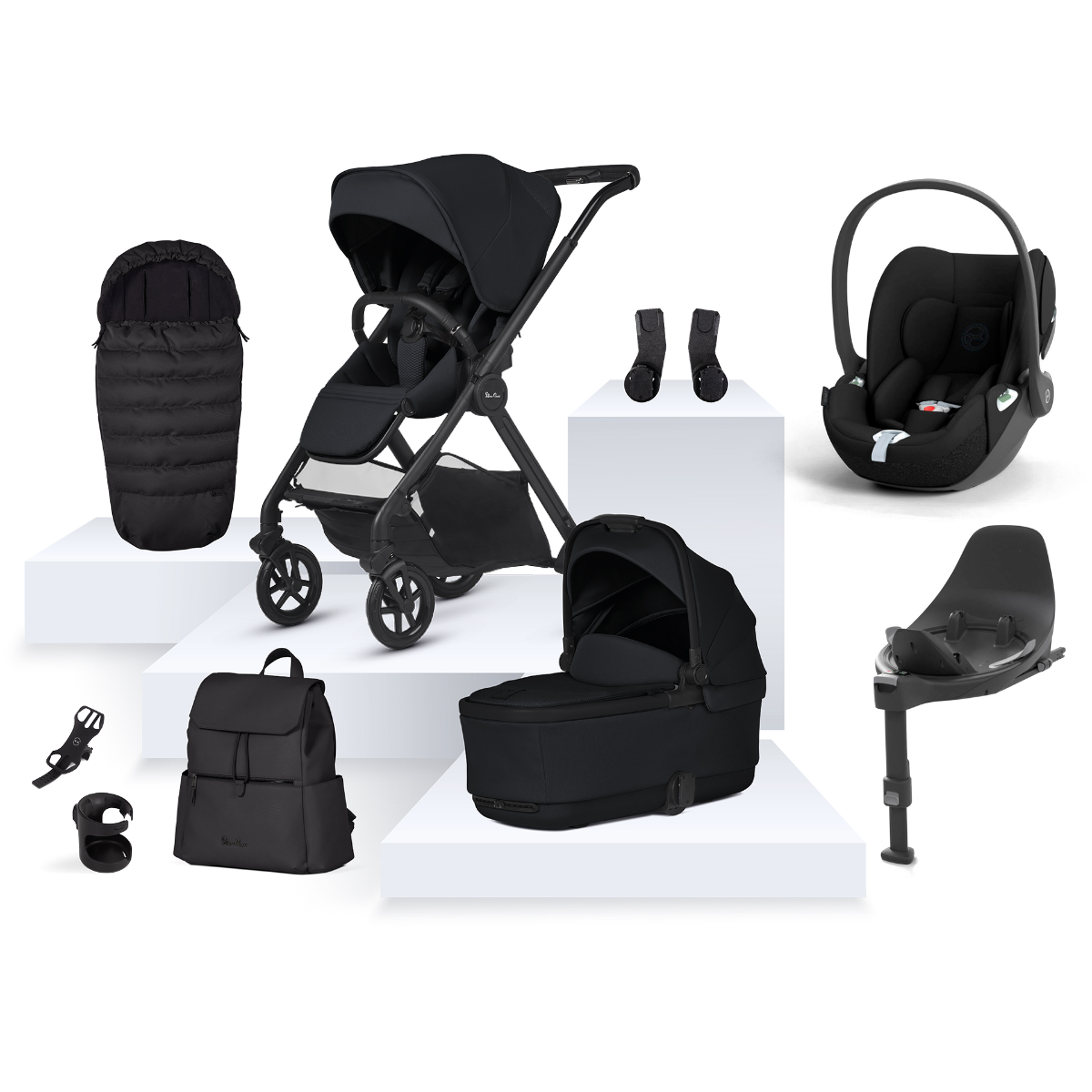 Silver Cross Reef 2 with Cybex Cloud T Ultimate Bundle - Space 1