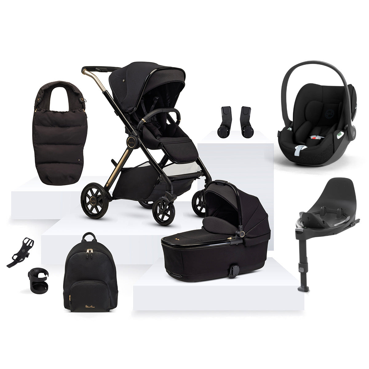 Silver Cross Reef 2 Special Edition with Cybex Cloud T Ultimate Bundle - Espresso 1