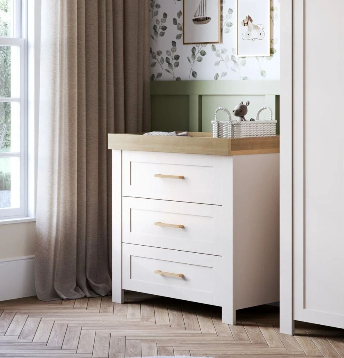 Silver Cross Seville Dresser - Cashmere Oak 5