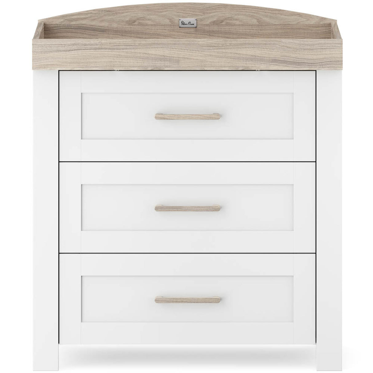 Silver Cross Valencia 2 Piece Nursery Set with Convertible Cot Bed & Dresser