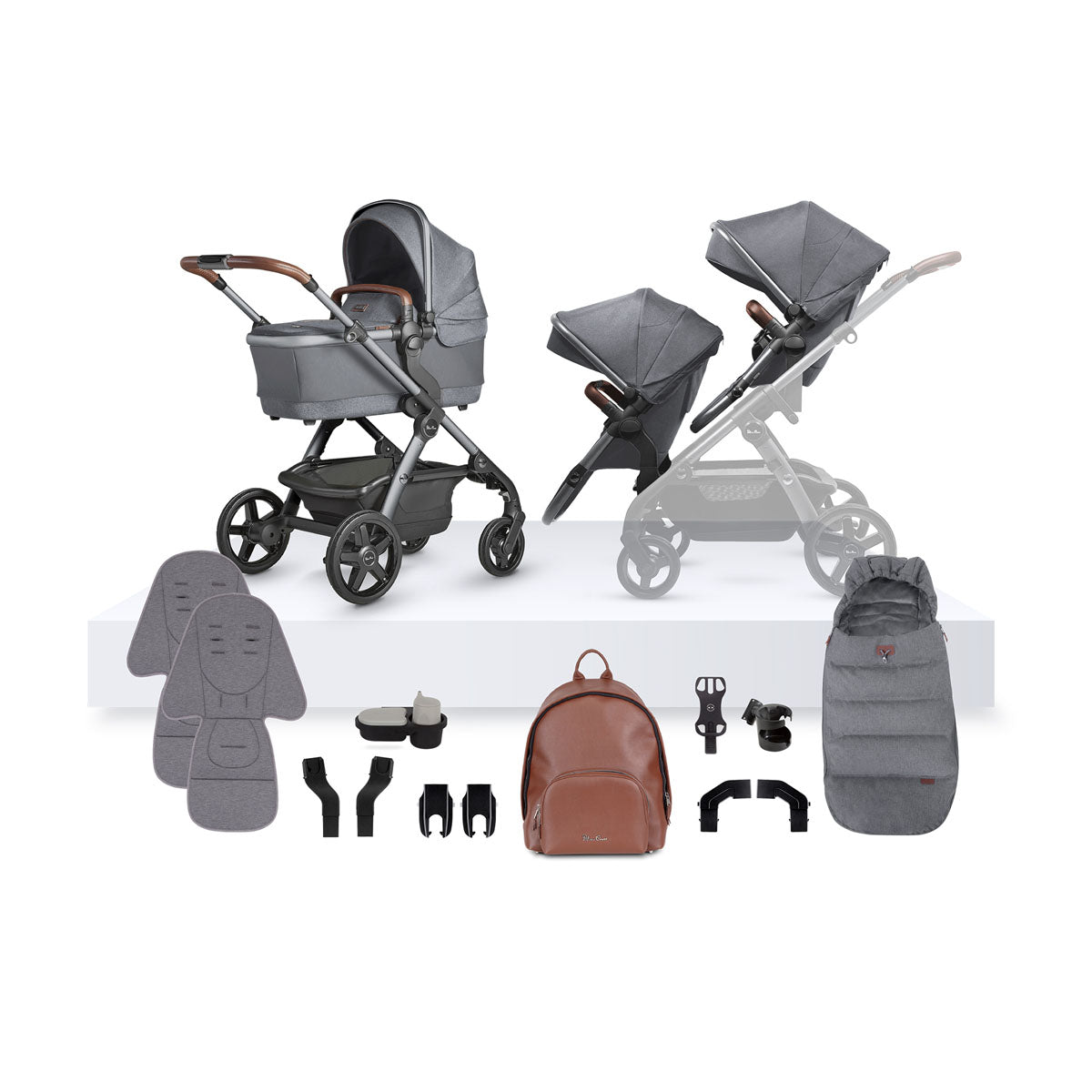Silver Cross Wave 3 Growing Family Bundle - Lunar 1