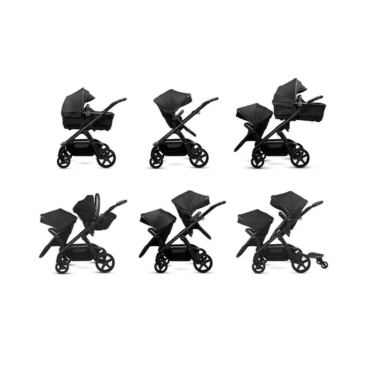 Silver Cross Wave 3 Growing Family + Glide Plus 360 & Base Bundle - Onyx 4