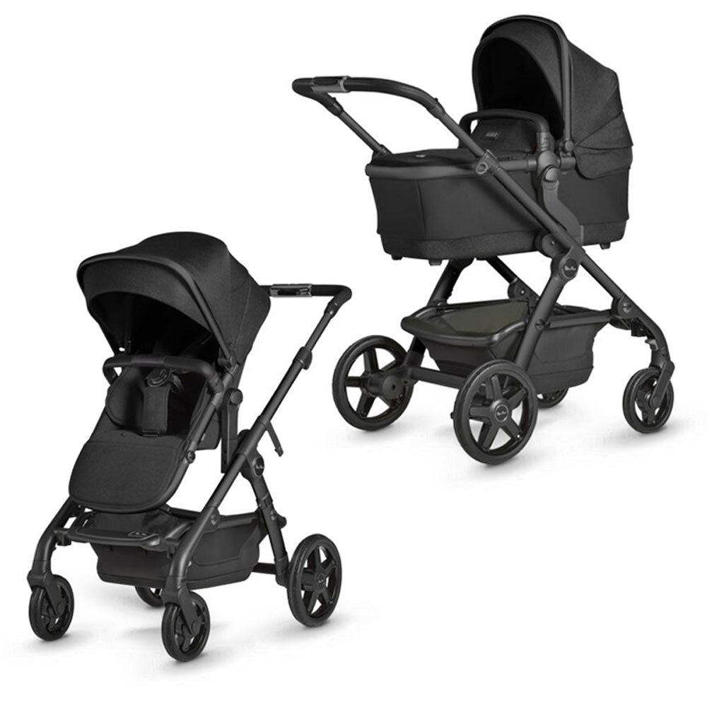 Silver Cross Wave 3 Pram & Pushchair + Motion All Size - Onyx 6