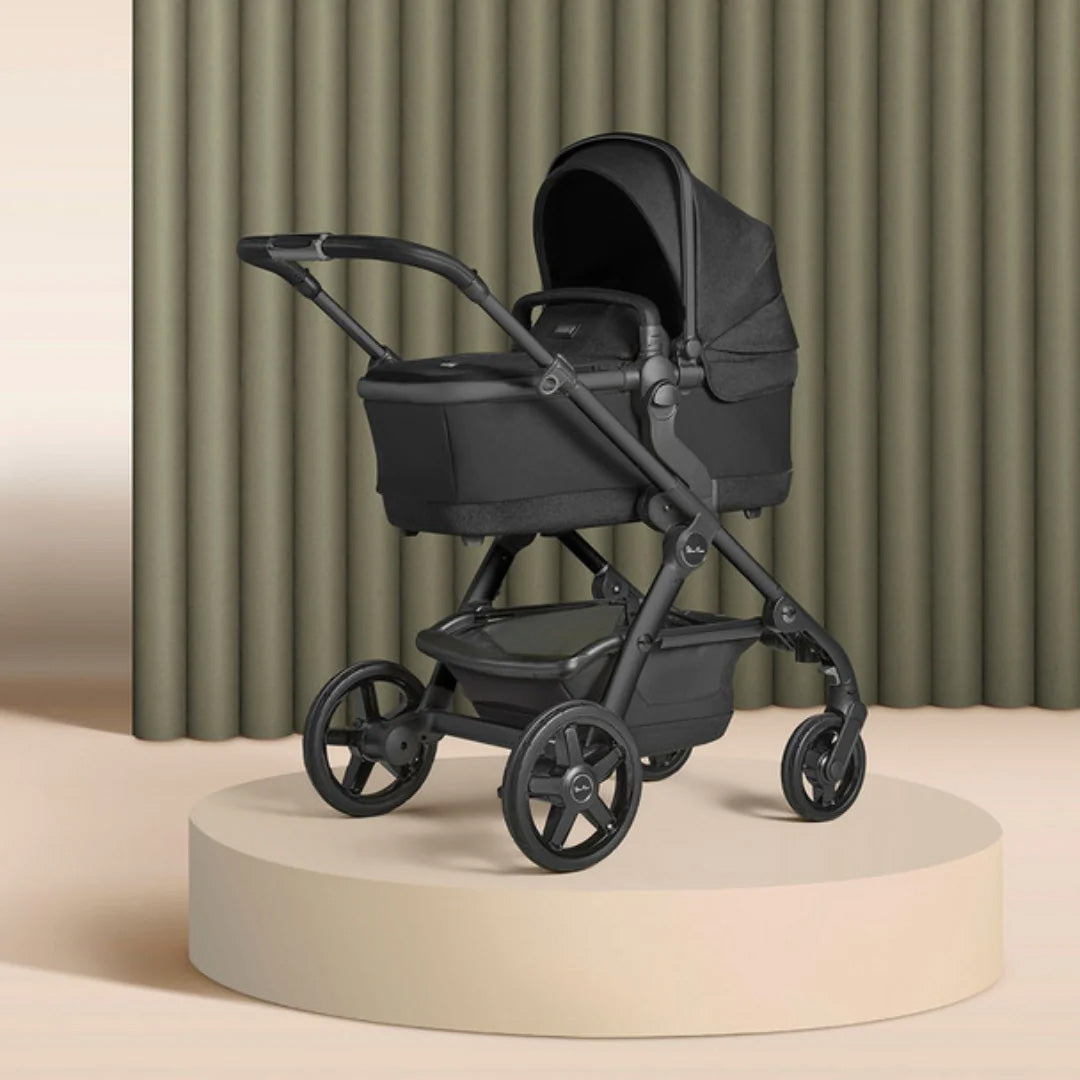 Silver Cross Wave 3 Pram & Pushchair + Motion All Size - Onyx 9