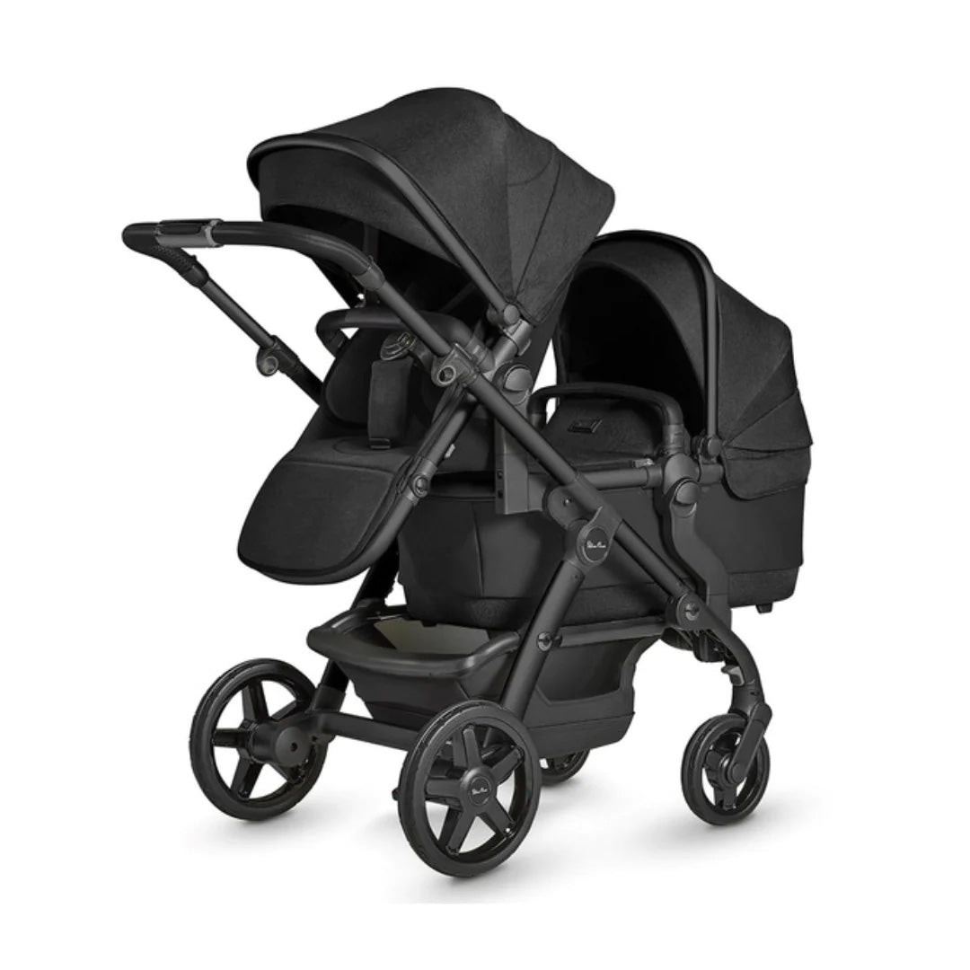 Silver Cross Wave 3 Twin Pram & Pushchair - Onyx 4