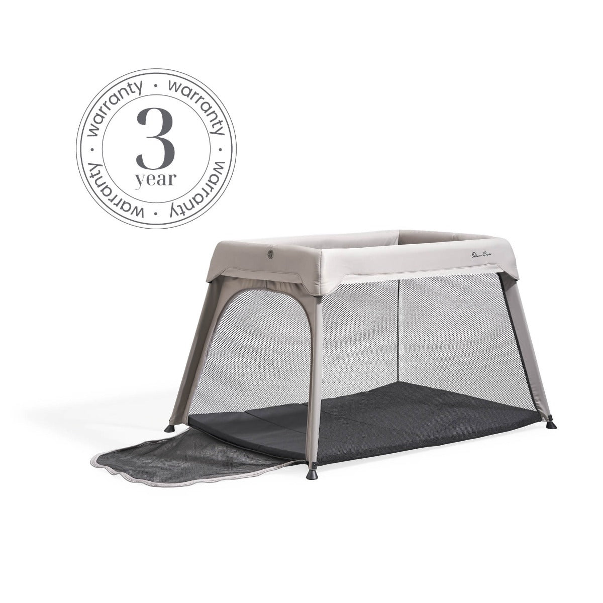 Silver Cross Slumber 3-in-1 Travel Cot - Stone 3
