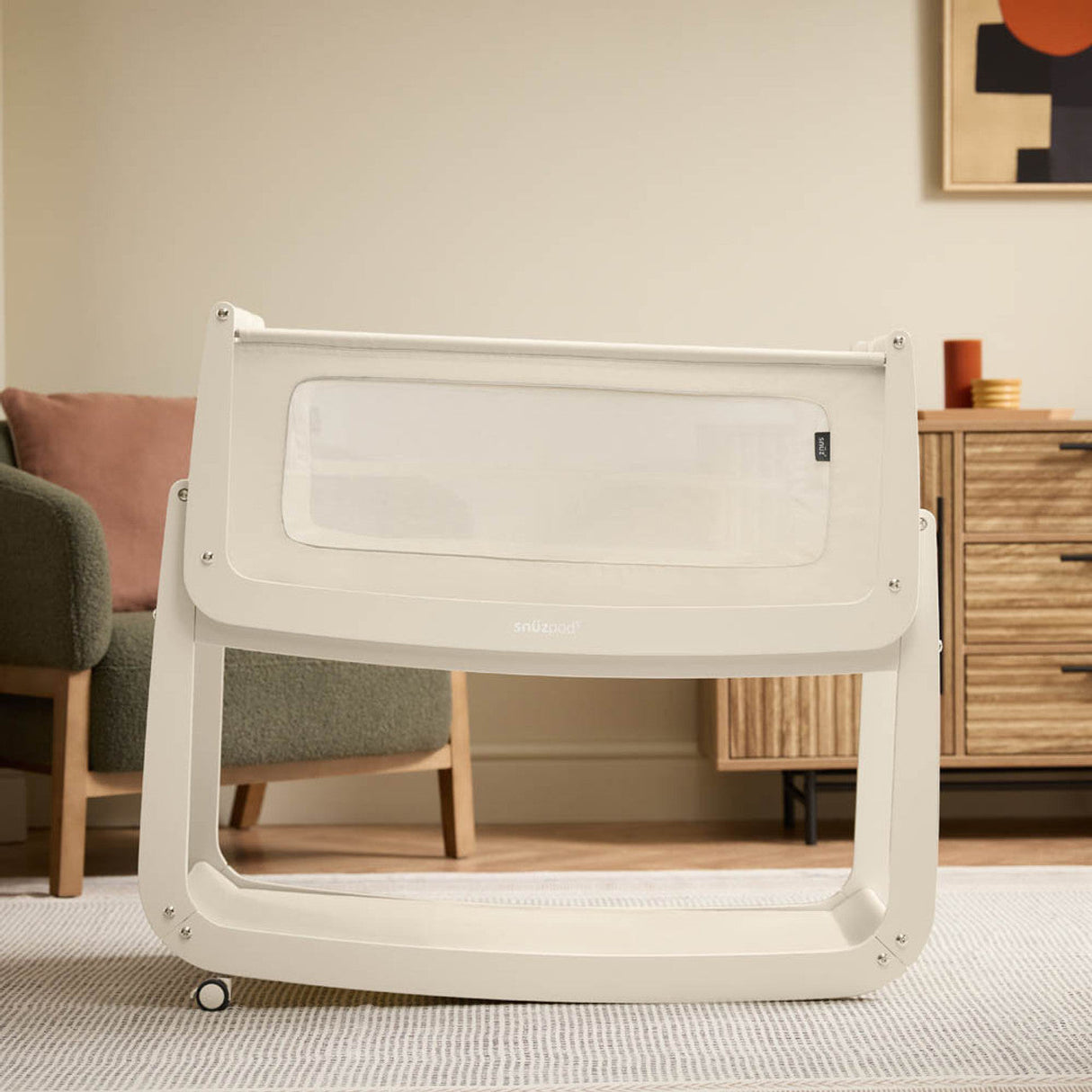 Snuzpod 5 Bedside Crib - Cashmere 11