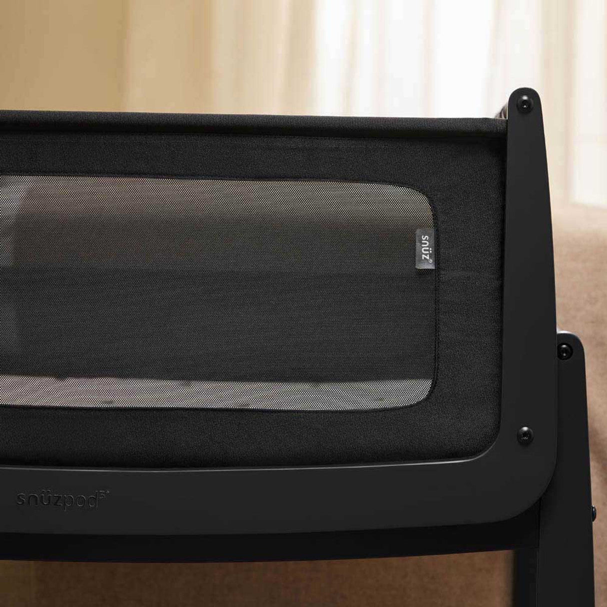 Snuzpod 5 Bedside Crib - Graphite 6