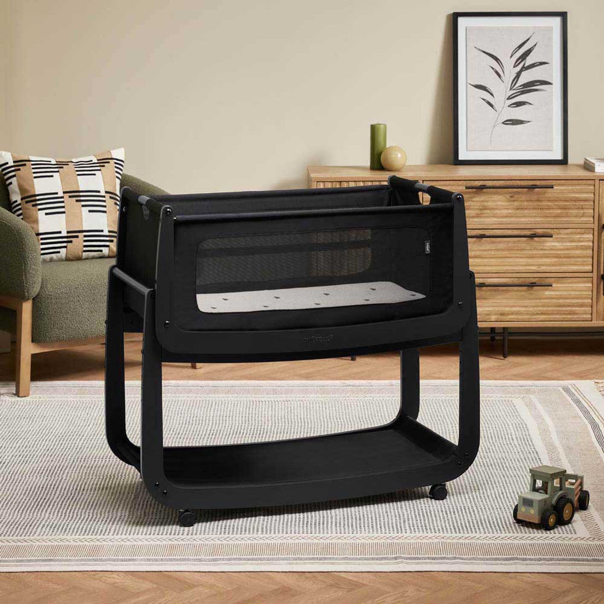 Snuzpod 5 Bedside Crib - Graphite 8