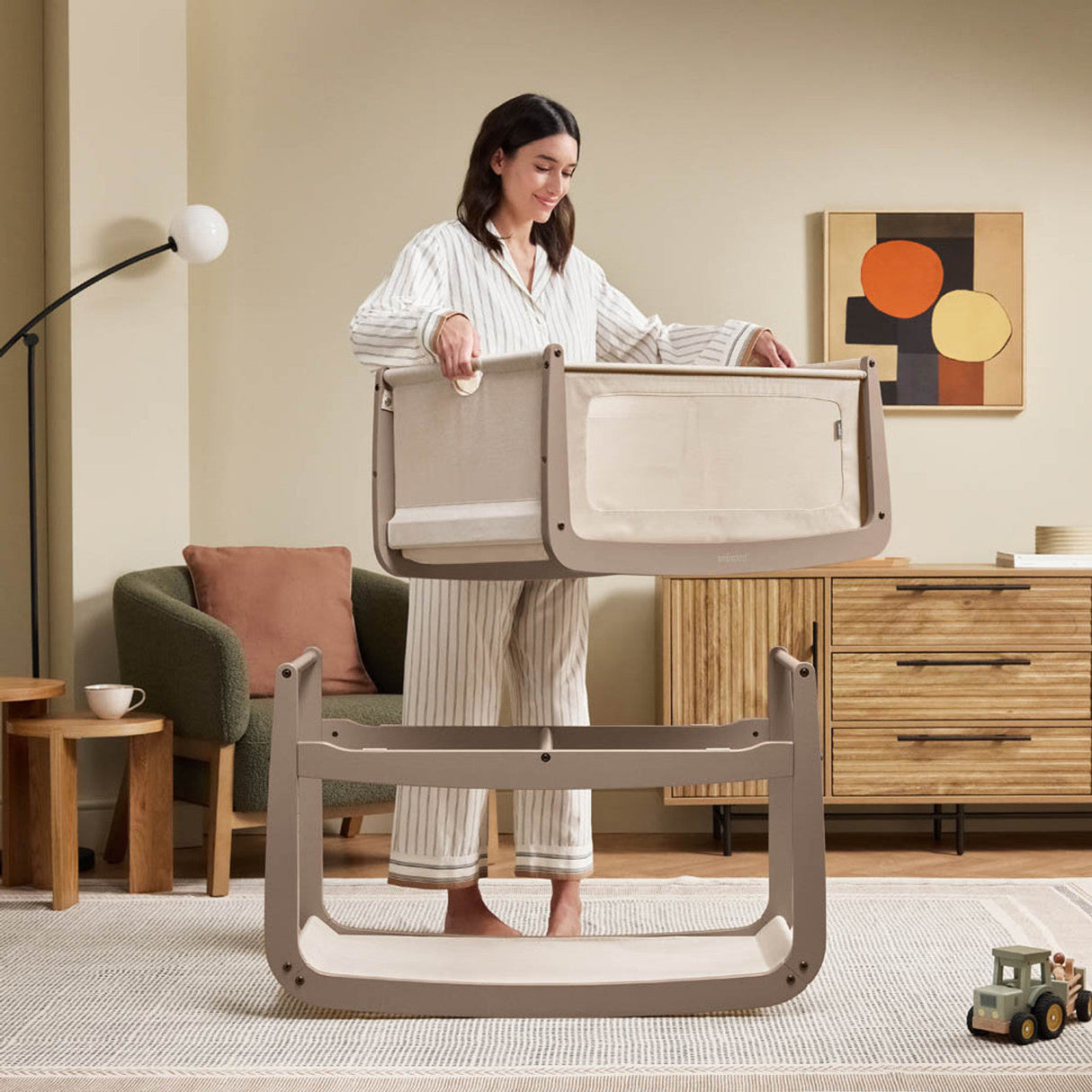 Snuzpod 5 Bedside Crib - Mocha 10