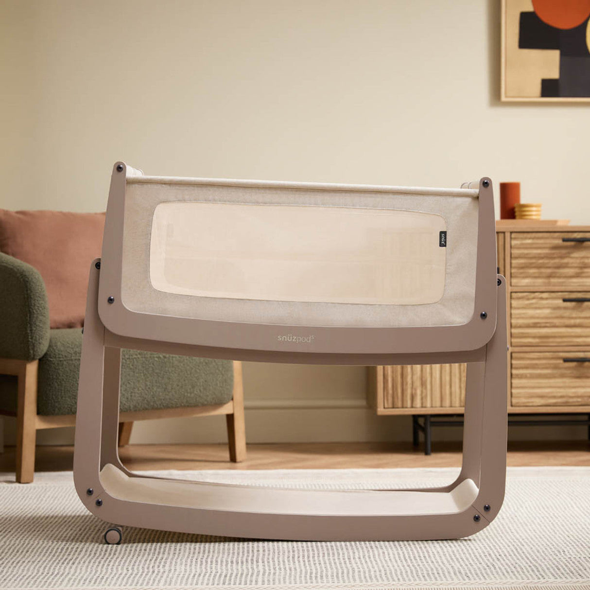 Snuzpod 5 Bedside Crib - Mocha 11