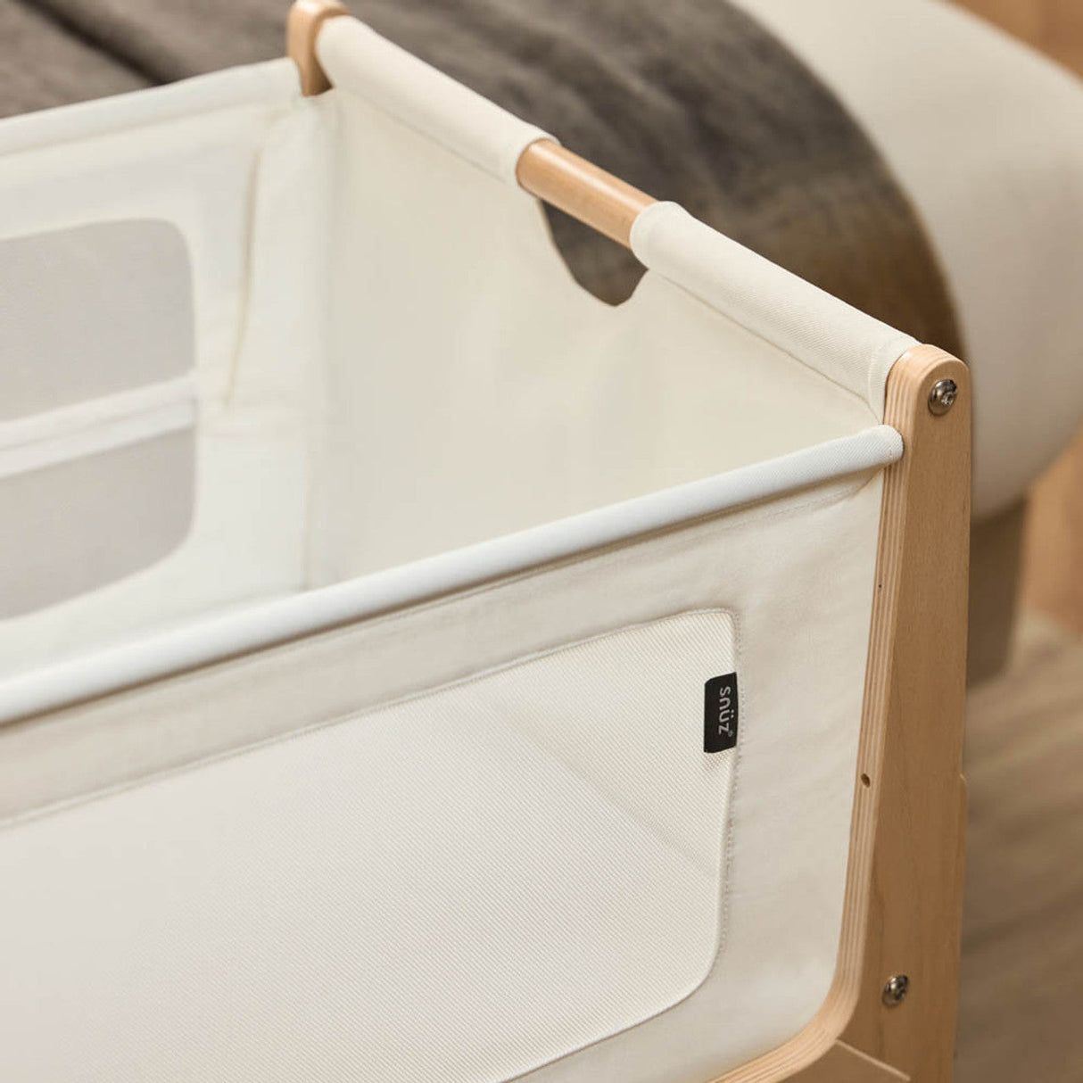 Snuzpod 5 Bedside Crib - Natural 6